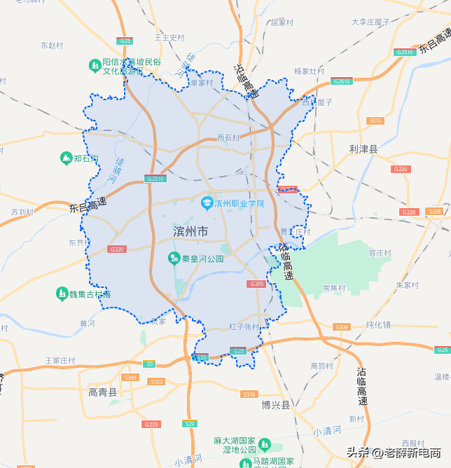 走进县区看产业：山东省滨州市滨城区面积